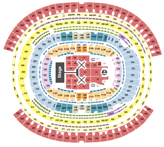 SoFi Stadium Breezy Bowl Seating Chart